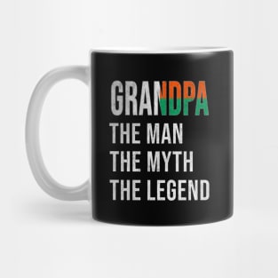 Grand Father Malagasy Grandpa The Man The Myth The Legend - Gift for Malagasy Dad With Roots From  Madagascar Mug